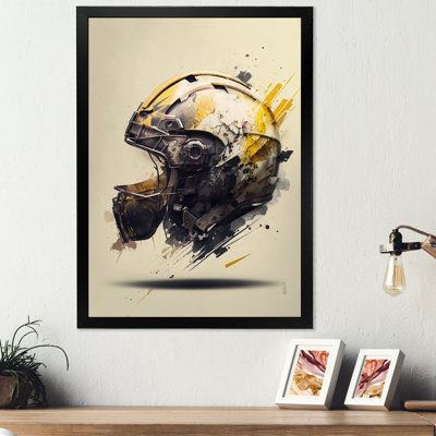 " Football Player Helmet II "