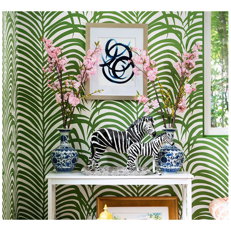 Papier peint Zebra Palm, Jungle