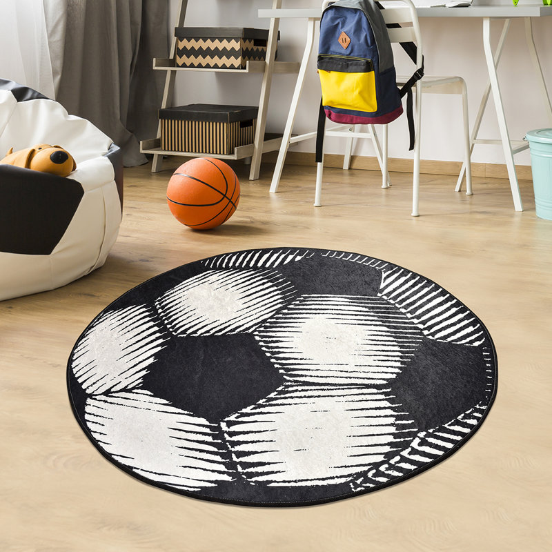 Round Cortland Shag 100cm X 100cm Area Rug