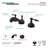 Kingston Brass Heritage Two-Handle 3-Hole Deck Mount Widespread Bathroom Faucet with Brass Pop-Up Drain-11175135