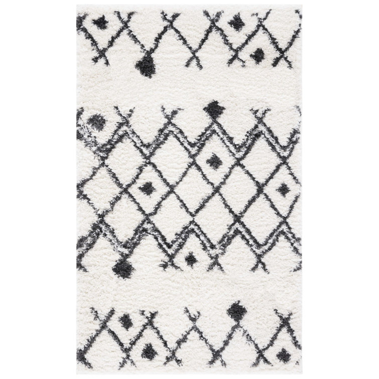 Alieshia Berber Shag Performance Geometric Rug