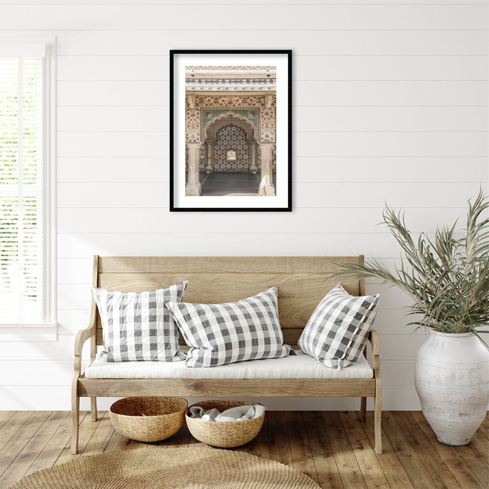 Daisey "Desert Palace" Print, Black, 33" H x 25" W
