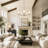 5-Light Dimmable Shaded Chandelier-1570108908