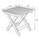 Table d'appoint pliante en bois Grandview Adirondack
