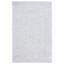 Tapis gris / ivoire en polyester touffeté à la main Innila-326685806