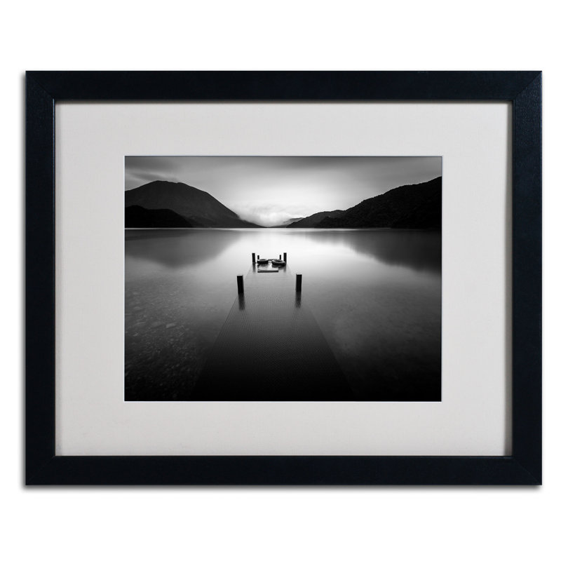 « sengtigahama », reproduction de photo encadrée, H 11 po x l 14 po x P 0,5 po, Noir