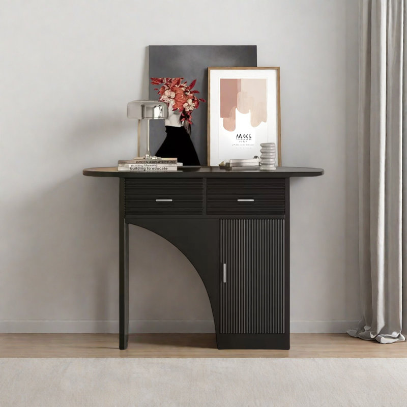 Console rétro de luxe avec tiroirs