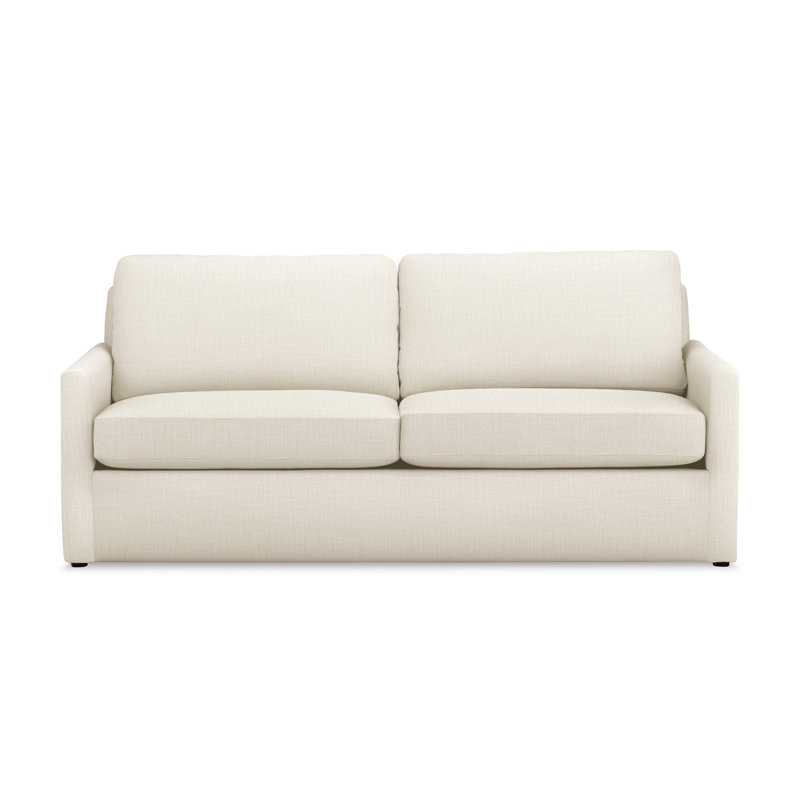 Savannah Upholstered 85'' Sofa, Conversation Pearl Basketweave