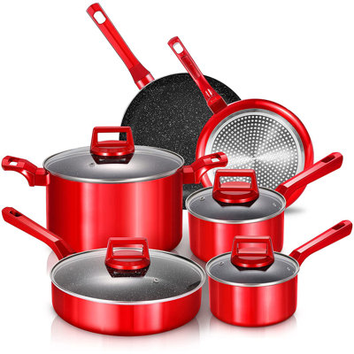 10 - Piece Non-Stick Aluminum Cookware Set