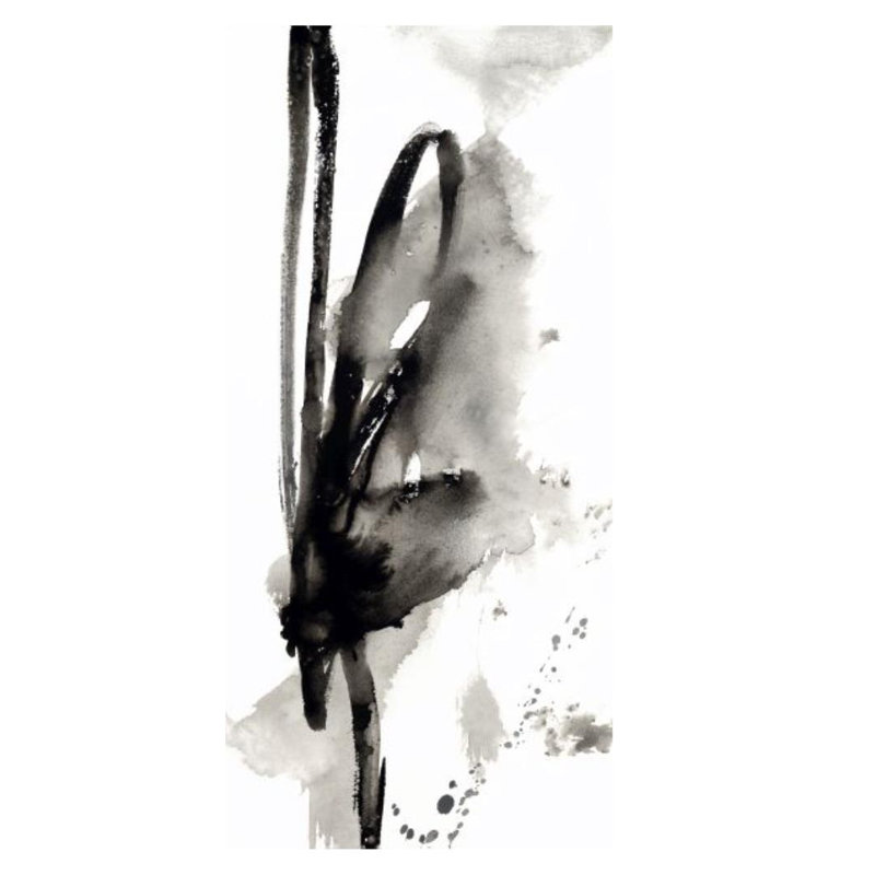 Black Infinity II Painting by Sara Brown, Glass Coat