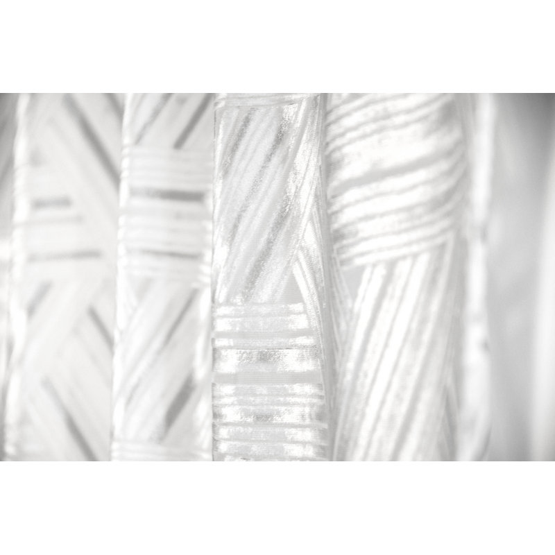 Entwined Throw, White, 52" W x 74" L