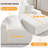 2-Piece Modular Compression Boneless Sectional Sofa With Textured Fabric, Sofa & Left Chaise For Living Room-1690539669