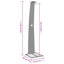 Free Standing Outdoor Shower and Footwash Spout-1559945520