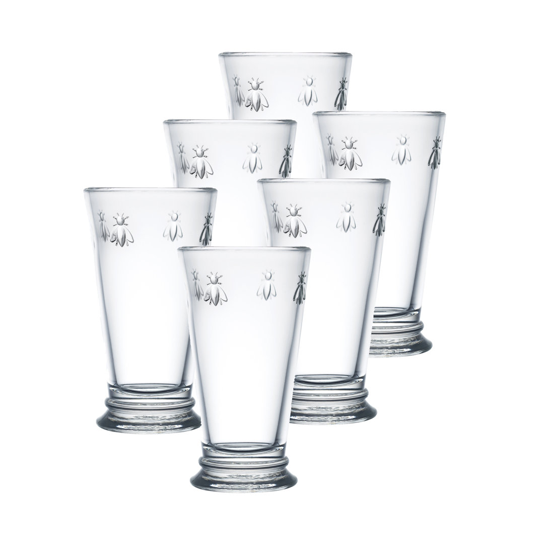 Napoleon Bee 15oz. Drinking Glass Set (Set of 6) La Rochere