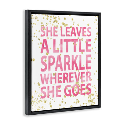 " She Leaves A Little Sparke " by Susan Newberry Designs