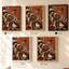 Danseuse de flamenco abstraite - Tableau moderne sur toile encadrée marron 76 cm H x 51 cm L-2037352725-2037352733