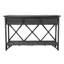 54'' Wide 3 Drawer Rattan Wood Sideboard-50119546