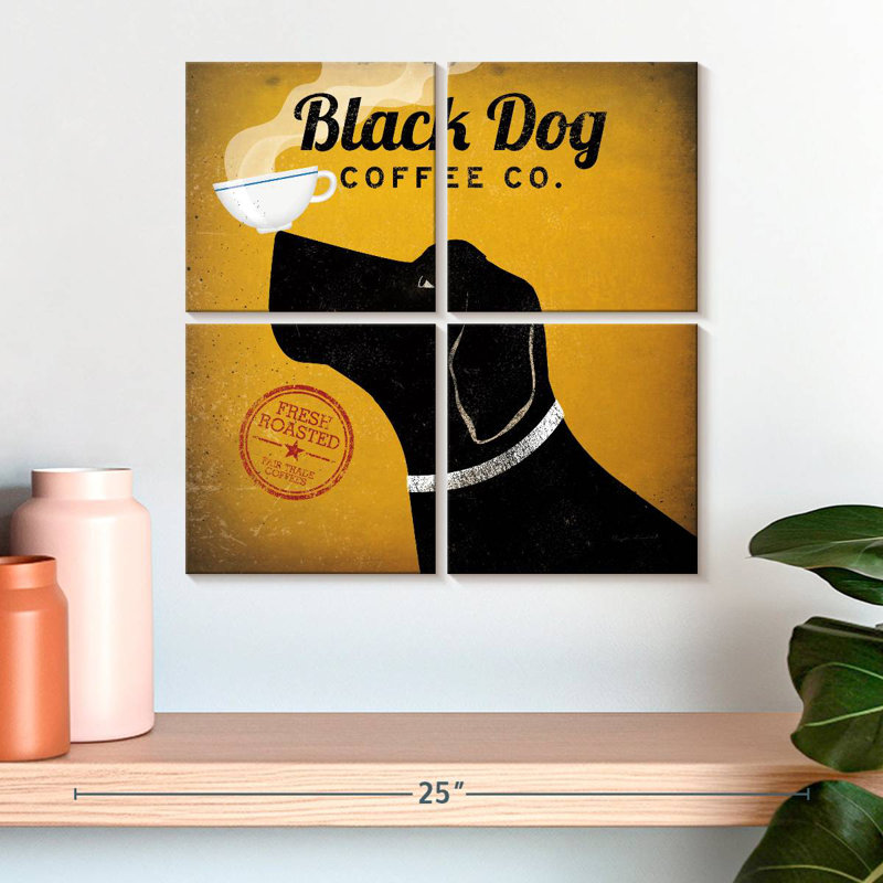 Tergel Black Dog Coffee Co, H 18 po x l 18 po