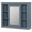 Meuble-lavabo 36 po avec lavabo supérieur, armoire à miroir Royal, armoire de rangement moderne avec 2 portes à fermeture douce et 2 tiroirs, meuble-lavabo simple