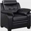 Fauteuil d'appoint rembourré et rembourré Winchell