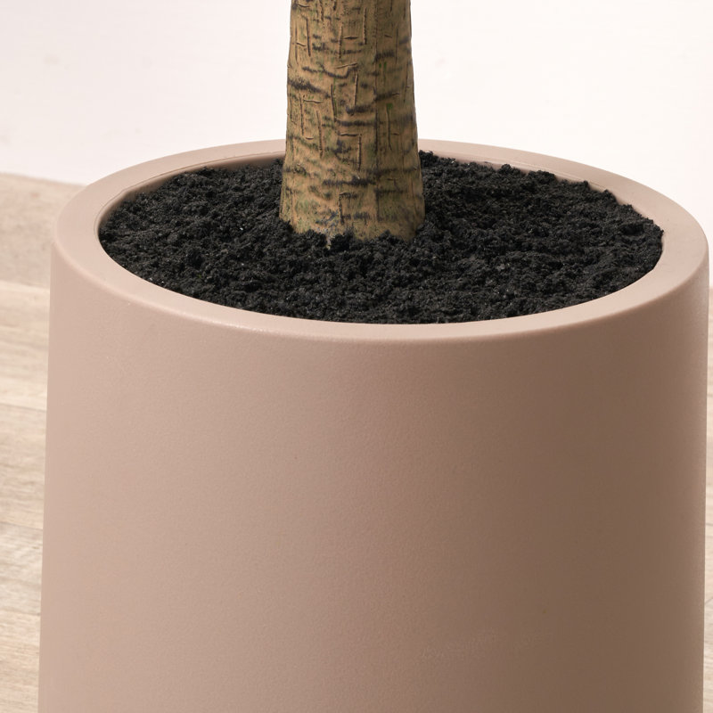 210cm Faux Tree in Cement Pot
