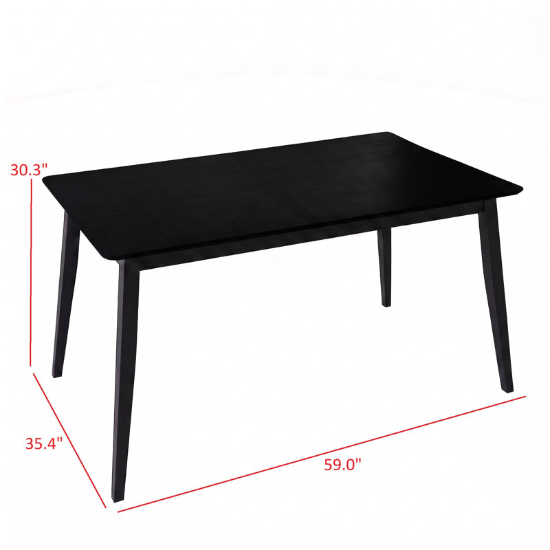Table de salle à manger Arcolia, Noir