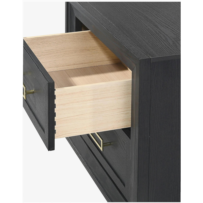 Mobilier de chambre à coucher à 2 tiroirs Glamour