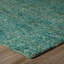 Tapis turquoise en laine touffeté à la main Gilboa-50190064