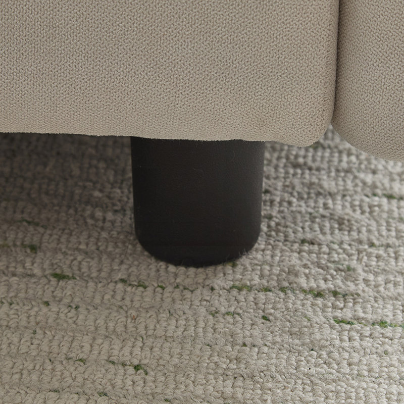 Canapé modulaire en forme de L 3 pièces avec repose-pieds, combinaison libre pour un confort et un style personnalisables
