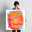 Aquarelle abstraite « New Yorker in Spring »- reproduction d'art graphique à l'acrylique-134463685-134463695