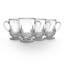 Dublin Crystal Footed Coffee Mug 10oz
