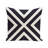 "X" Marks The Spot Geometric Outdoor Reversible Throw Pillow-2143841010-2143840908
