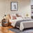 Rustic Brown End Table Set of 2 with Charging Station, Side Table with USB Ports and Outlets, Living Room Sofa Table with Drawer and Storage Shelves, Modern Small Space Tables-98303463