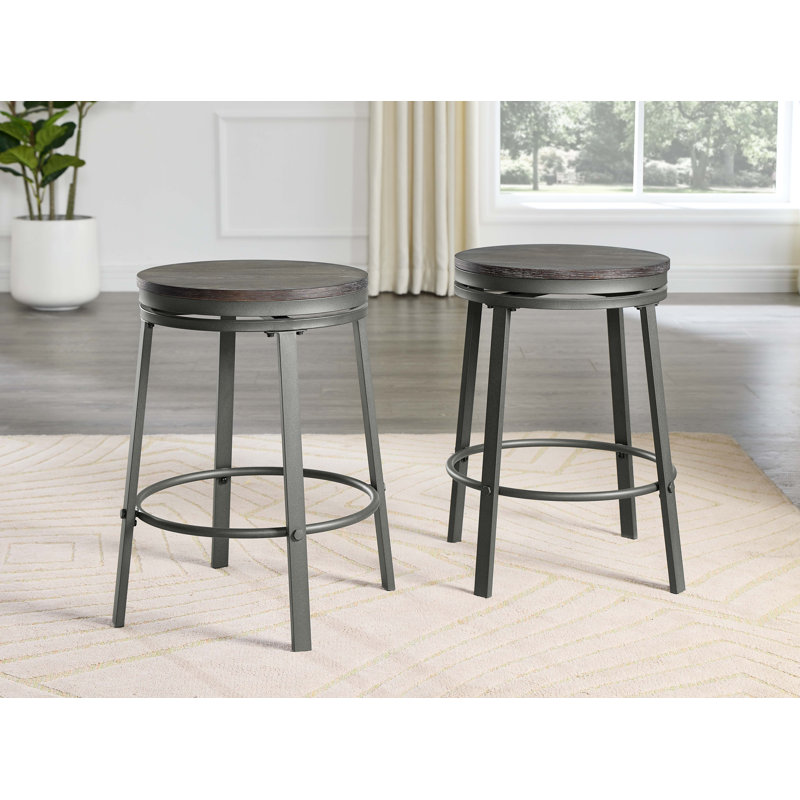Tabouret de comptoir pivotant 24 po Jenely