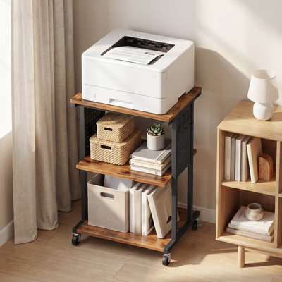 Standing Storage Rack with Charging Station