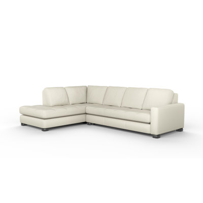 Brooklyn 100% Full Top Grain Leather Sectional