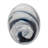 Hand-Blown Glass Vase with Elegant Swirl Design-89107418