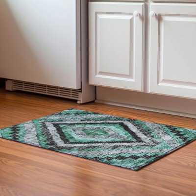 Premium Machine Washable Jakiyra AMF1890 Aztec Rug