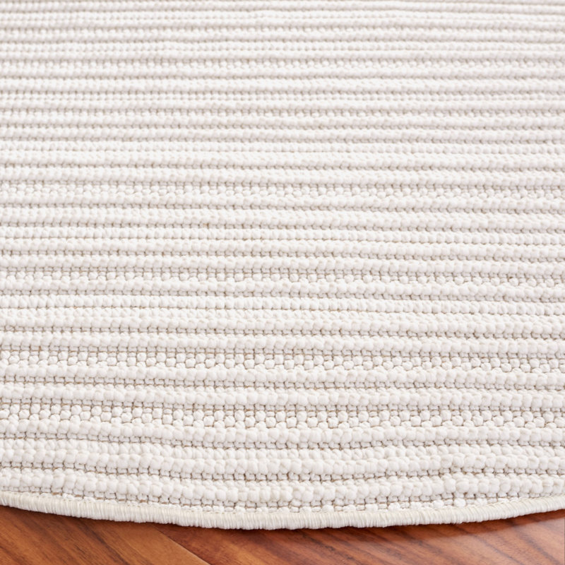Tapis rayé Fairhaven Performance, Rond 5 pi 3 po