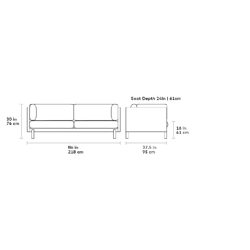 Silverlake Sofa, Andorra Pewter Performance Basketweave