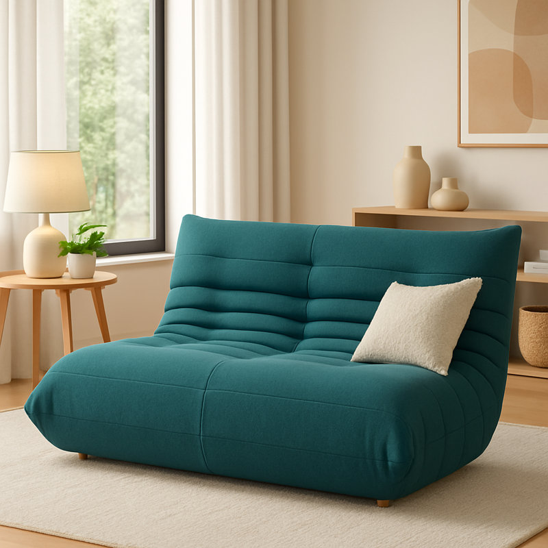 Smooch 2 Seater Sofa, Cyan