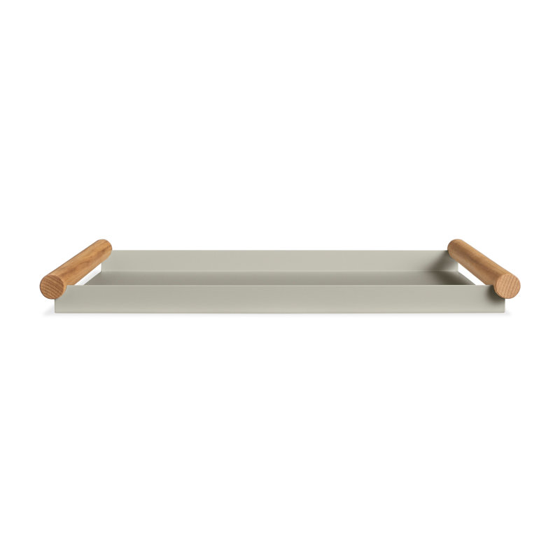 Estate Decorative Tray, Putty/Beech