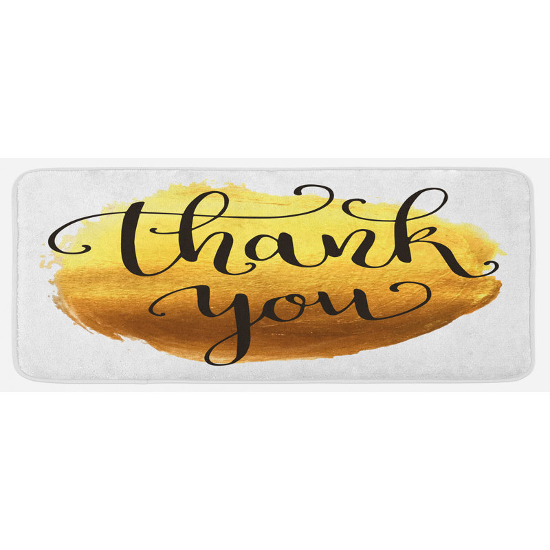 Tapis de cuisine Thank You