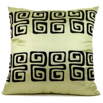 11 colors Black Greek Key Pillow Cover Decorative Throw Pillow Cover with  Off White Grosgrain-Cushion Covers-Geometric-18x18,20x20,22x22 451
