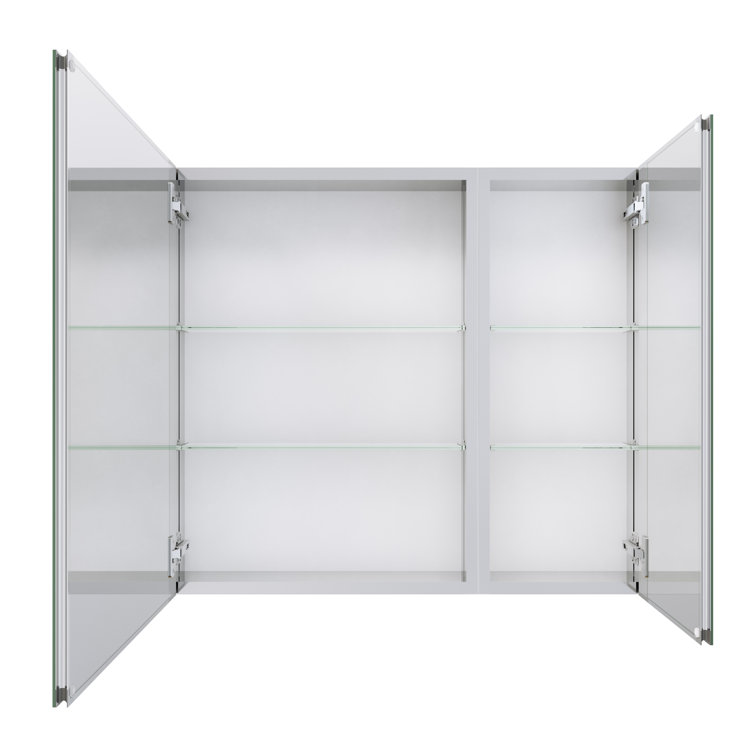 Signature Hardware 263220 Glass Shelves Oxford 16-1/2 x 23-1/2 Frameless  Single Door Medicine Cabinet 