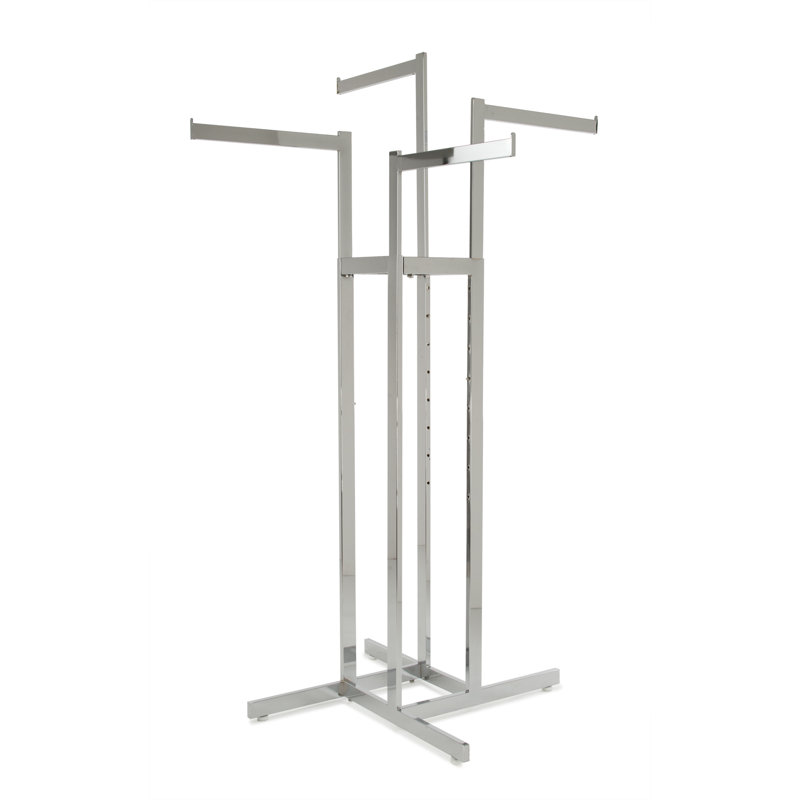 Metal Clothing Rack, Chrome