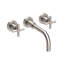 East Linear Wall Mount Bathroom Faucet-379859249