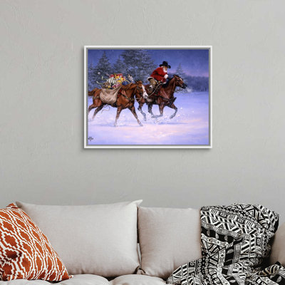 «Christmas Rush» par Jack Sorenson - reproduction d'art sur toile