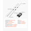 Linear Rail Guide Kit, HGR20, 2Pcs 2000 mm (78.74 inch) Linear Motion Rails and 4Pcs Bearing Slide Blocks, Anti Rust and High Precision Kit, for DIY, CNC Routers, Lathes, Mills, 3D Printers-1645454889