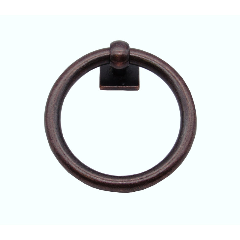 Poignée anneau, Bronze huilé